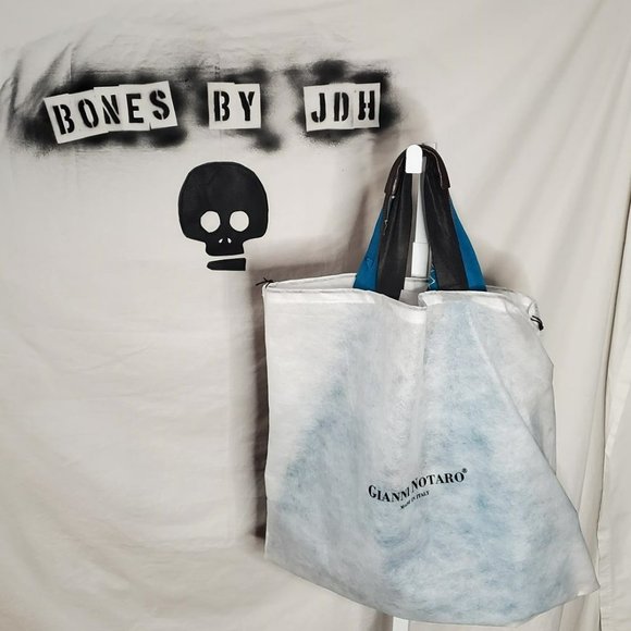 Turquoise Suede Hobo Tote by Gianni Notaro - Picture 9 of 15